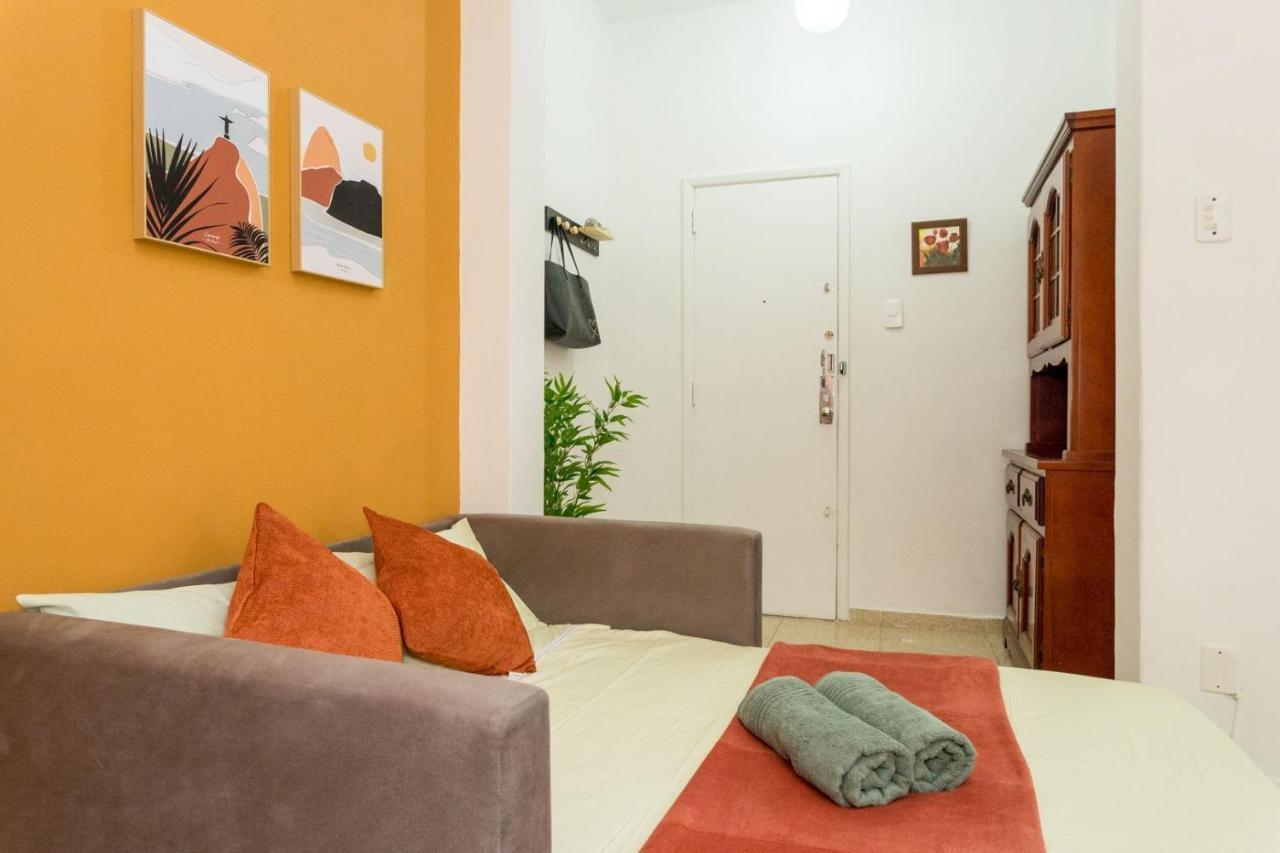 Conforto E Relax, Caminhando Para A Praia De Copacabana, Quarto E Sala, Completo, Com Wi Fi, Cozinha, Ar Condicionado Río de Janeiro Exterior foto